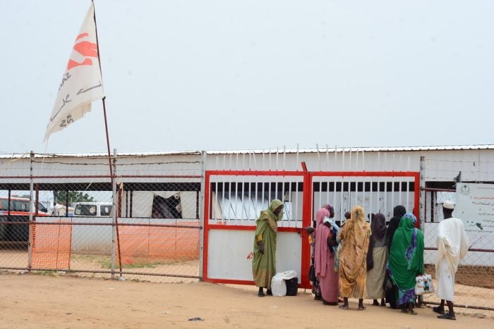 Hospital en Zamzam, Sudán